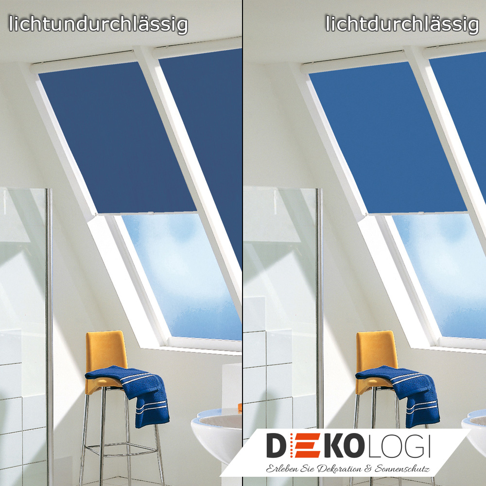 ocker Dachfensterrollo Sichtschutz für Velux Dachfenster VL/VF/VT