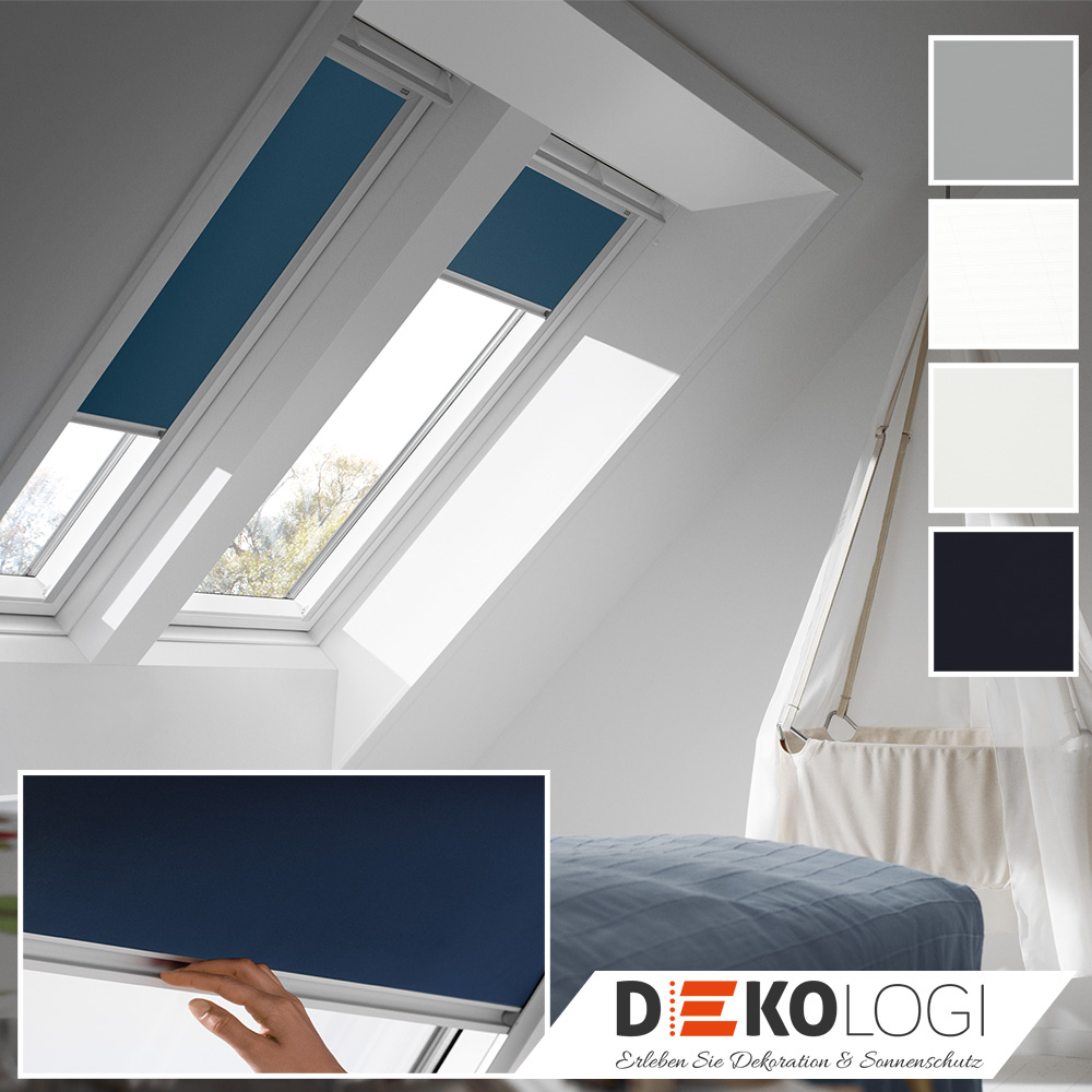 Original Velux Dachfenster Plissee Faltstores Faltrollo 1260 1263 1264 VL VU VKU